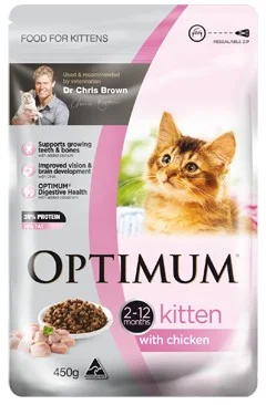 optimum kitten dry food