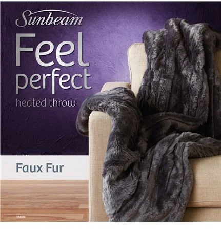 Sunbeam feel perfect heated throw hot sale