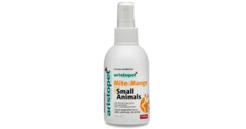 Aristopet Mite and Mange Spray for Small Animals Questions
