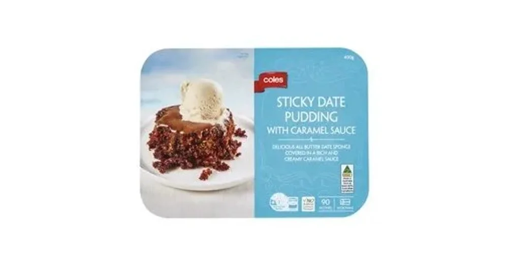 Coles Sticky Date Pudding With Caramel Sauce reviews