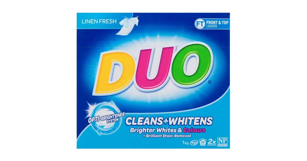 DUO Laundry Powder Cleans+Whitens reviews