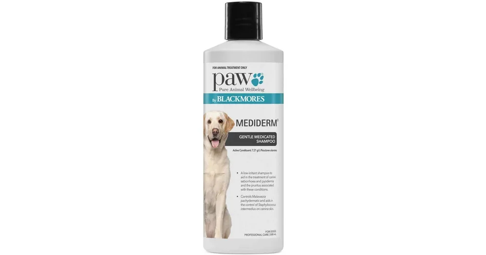 Paw mediderm shop shampoo