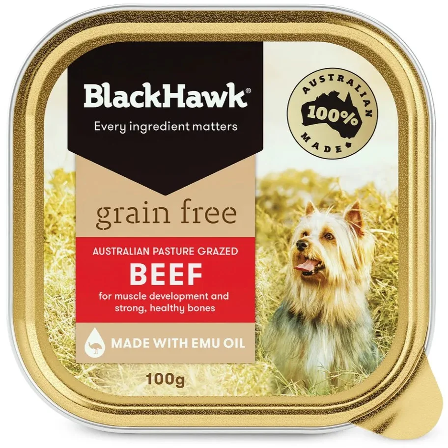 Black Hawk Grain Free Wet Dog Food Tray Beef reviews