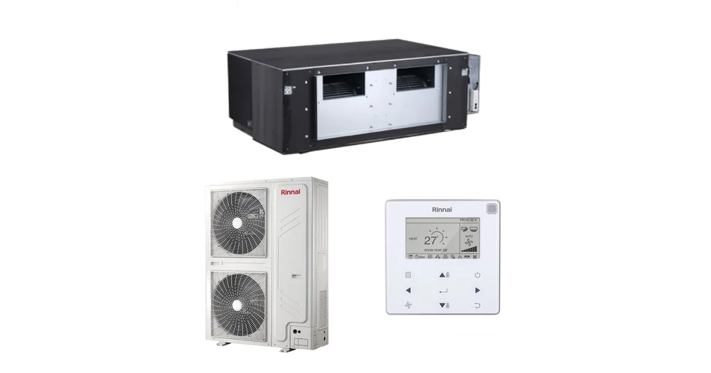 Rinnai ducted deals reverse cycle