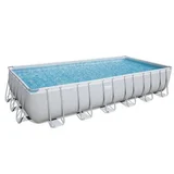 Bestway Power Steel Frame Pool with Sand Filter Pump + Free Solar Pool Cover