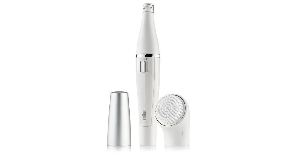 braun facial epilator & brush se810
