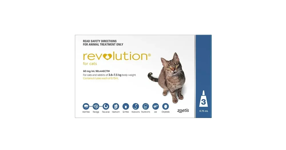 Cat licked hot sale revolution plus