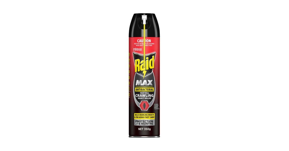 Raid Max Antibacterial Fast Kill Crawling Insect Killer reviews ...