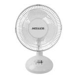 Heller 23cm White Desk Fan HHDF23S