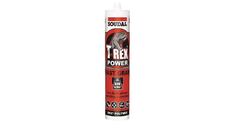 Soudal TRex Power Fast Grab SMX Polymer Sealant Adhesive 124435 118416 reviews ProductReview