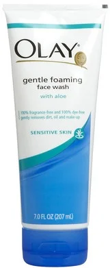 olay foaming face wash sensitive