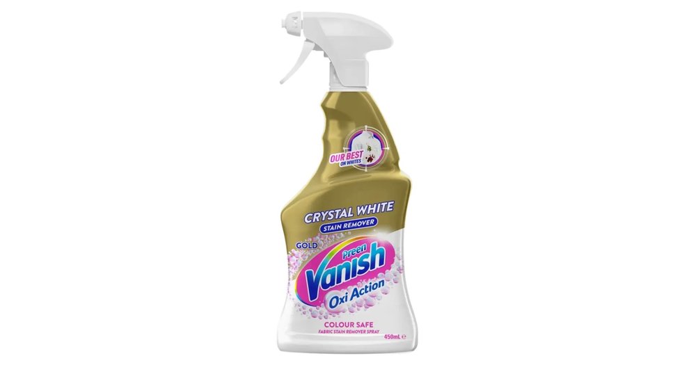 Vanish Preen Gold Oxi Action White Stain Remover Spray reviews ...