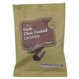 Coles Dark Chocolate Coated Licorice