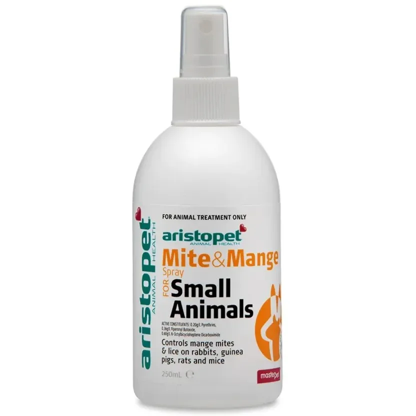 Aristopet Mite and Mange Spray for Small Animals reviews