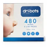 Dri Bots Baby Wipes 480 Pack