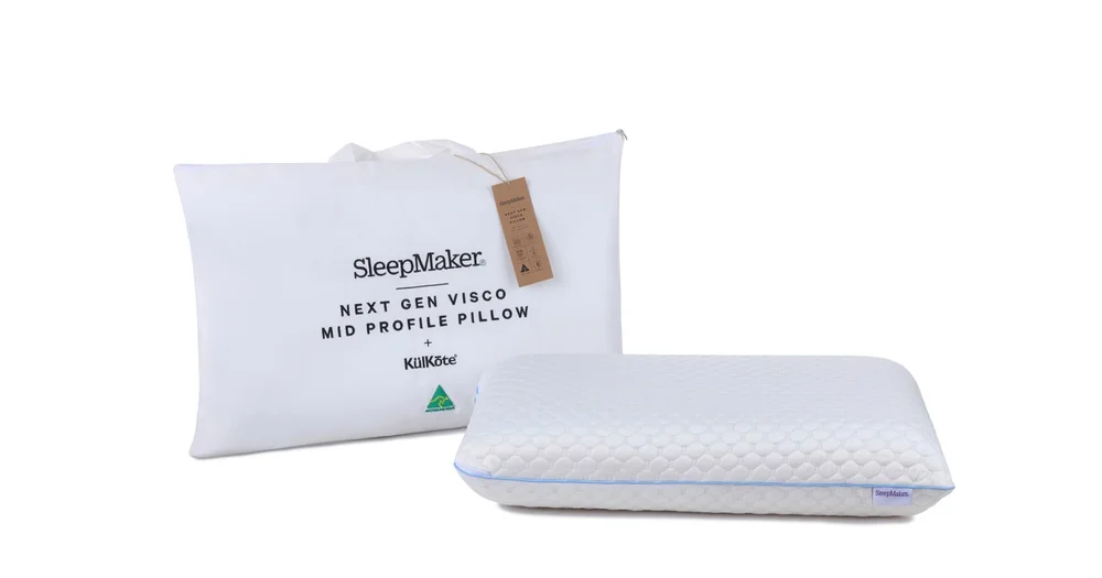 SleepMaker Next Gen Visco + KulKote Pillow reviews