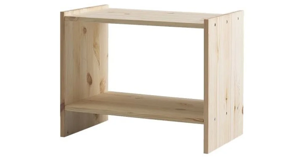 Ikea wooden on sale bedside table