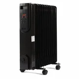 Kmart Anko 11 Fin Digital Oil Heater - Black