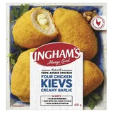 Ingham’s Four Chicken Kievs Creamy Garlic