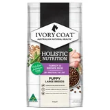 Ivory Coat Holistic Nutrition Puppy Large Breeds Dry Dog Food Turkey & Brown Rice