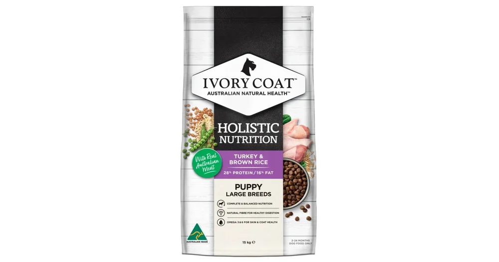 Ivory Coat Holistic Nutrition Puppy Large Breeds Dry Dog Food Turkey Brown Rice reviews ProductReview