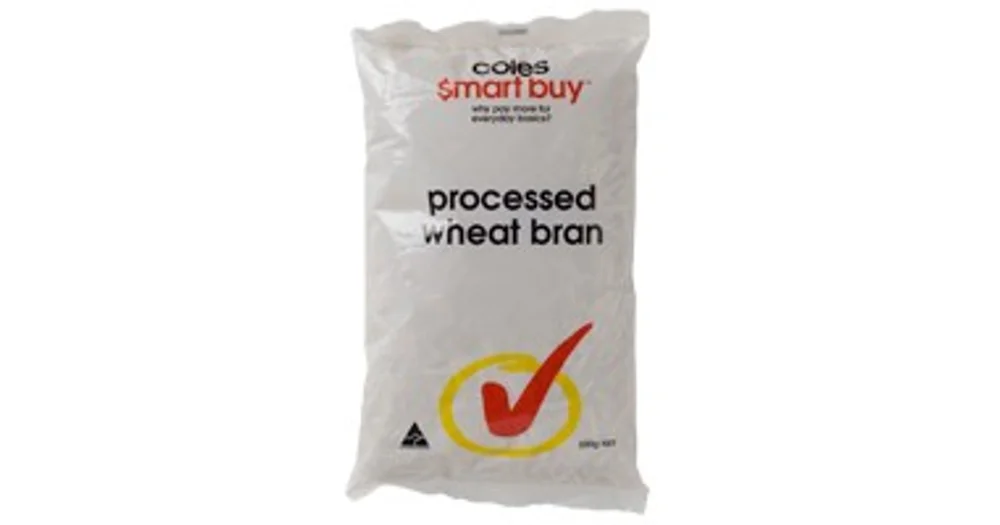 Coles Smart Buy Wheat Bran Processed