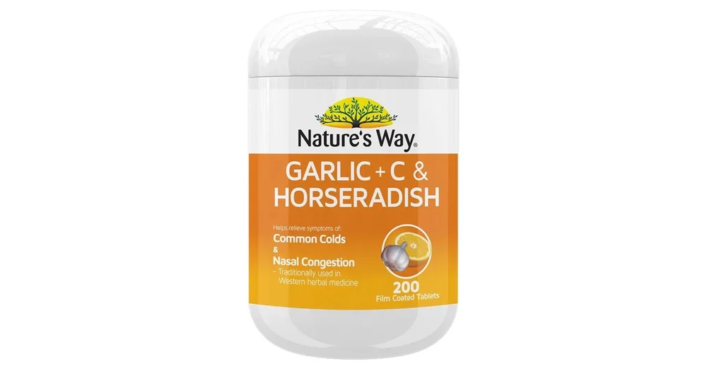 Nature’s Way Garlic + C + Horseradish reviews