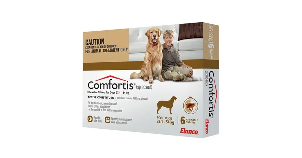 Comfortis tablets clearance