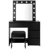 Temple & Webster Living Fusion Janet Dressing Table & Stool Set