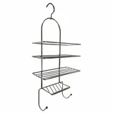Barelli Large Chrome Bathroom Shower Caddy