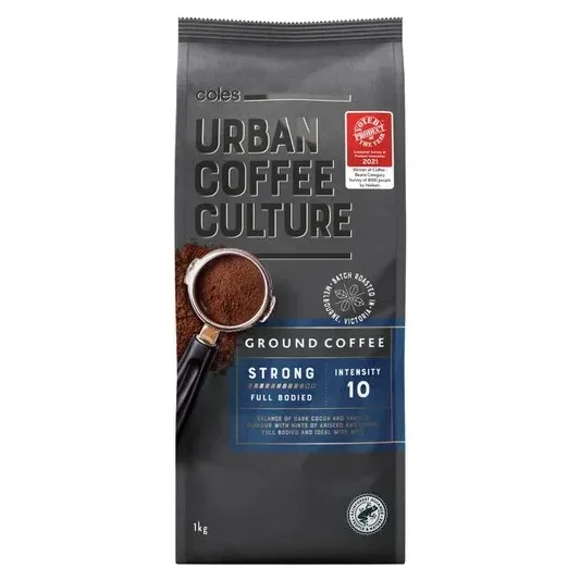 Coles Urban Coffee Culture Strong Ground Coffee reviews