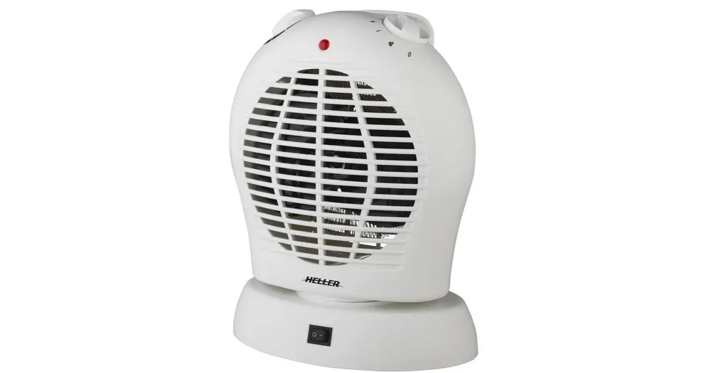 Heller 2000W Upright Oscillating Fan Heater HUFHOS | ProductReview.com.au