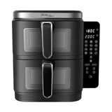 Lenoxx Healthy Choice 2400W 11L Dual Zone Vertical Air Fryer with Foldable Screen AFV2400