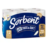 Sorbent 4 Ply Thick & Soft Toilet Paper