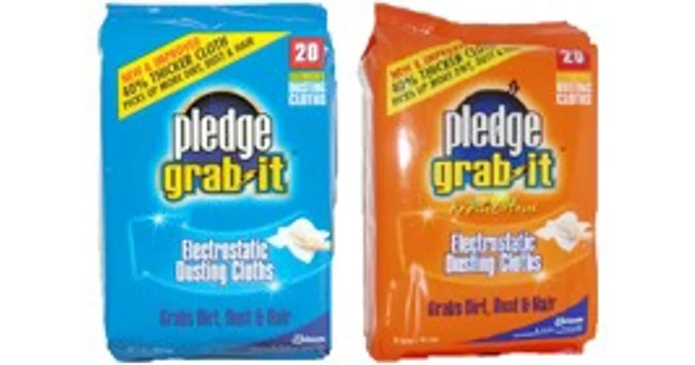 Pledge GrabIt Electrostatic Dusting Cloths reviews