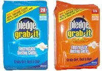 Pledge GrabIt Electrostatic Dusting Cloths reviews