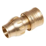Gardena Brass Water Stop Hose Connector 9863-25