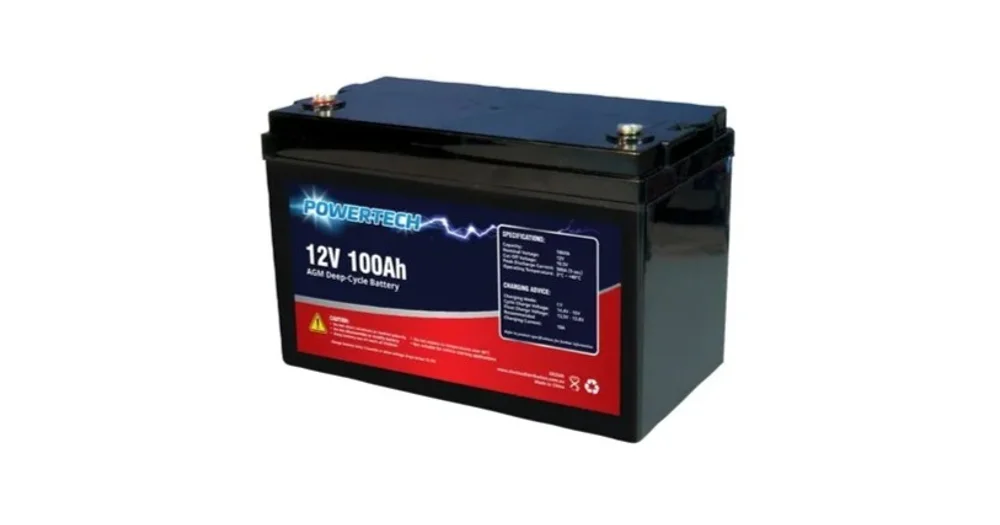 Powertech 12V 100Ah AGM Deep Cycle Battery reviews
