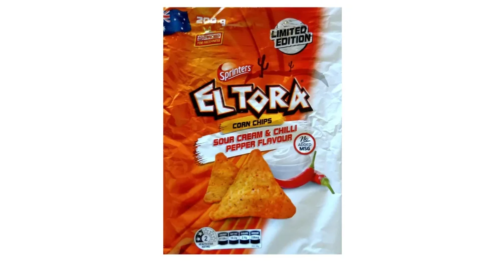 El Tora Corn Chips Sour Cream and Chilli Pepper Flavour reviews