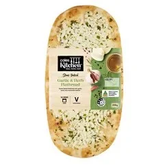 Coles Kitchen Garlic and Herb Flatbread reviews
