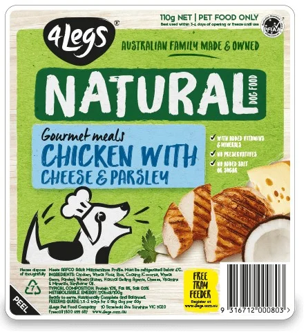 4legs natural dog food