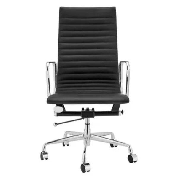 Matt Blatt Replica Eames Group Standard Aluminium High Back Black Leather reviews ProductReview