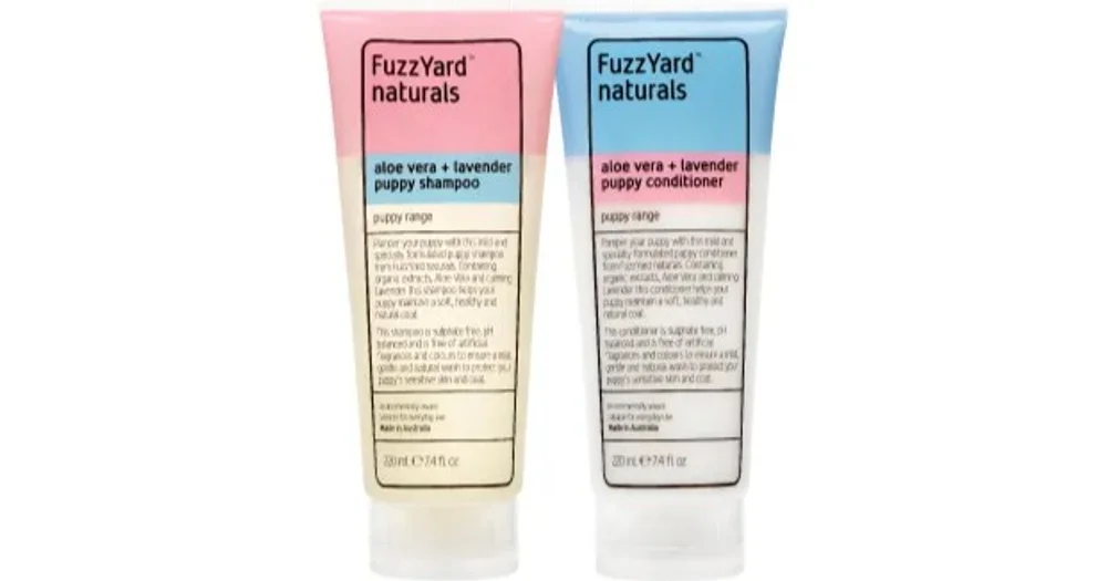 FuzzYard Puppy Shampoo Conditioner Aloe Vera Lavender