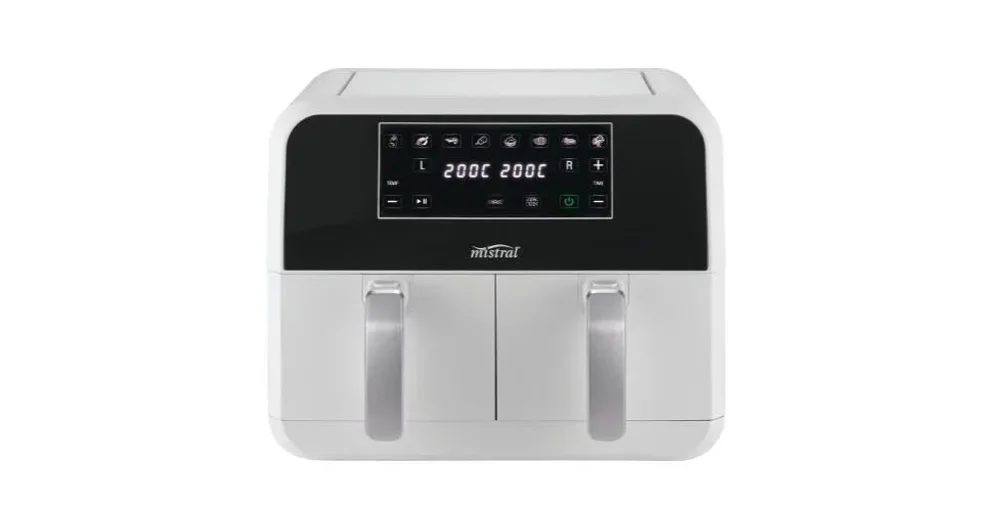 Mistral 8L Dual Zone Air Fryer MAF2X4W reviews