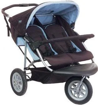 bertini double pram