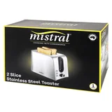Mistral 2 Slice Stainless Steel Toaster