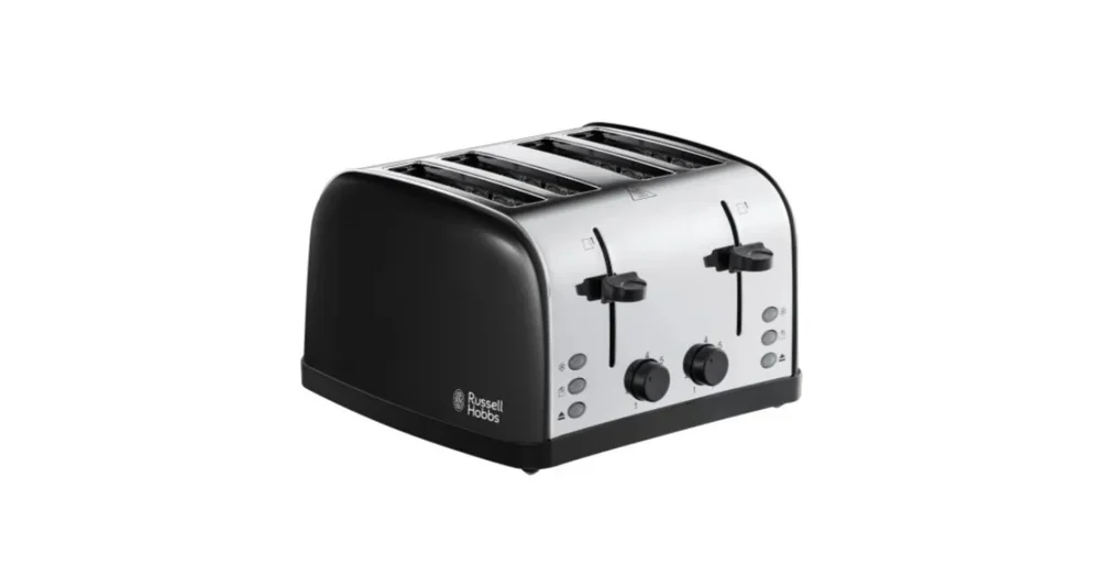 Russell Hobbs Colours Plus 4 Slice Toaster Black RHT2836BLK reviews