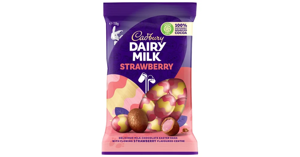 Cadbury Dairy Milk Strawberry Egg Bag reviews