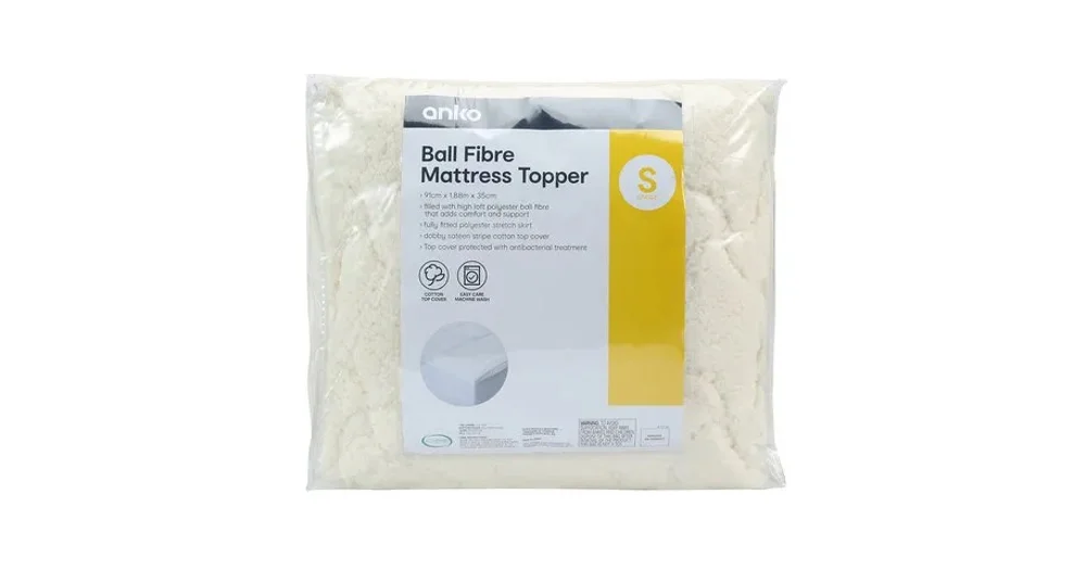 ball fibre mattress topper target