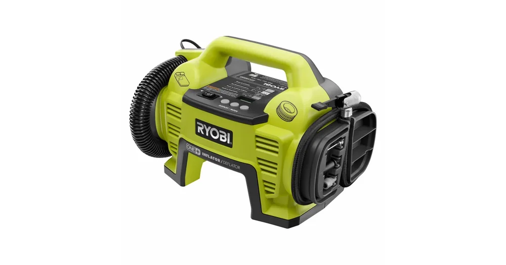 Ryobi 18v one+ discount digital pressure inflator review